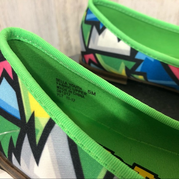 Loudmouth Crystal Bella Neon Flats - Picture 2 of 6